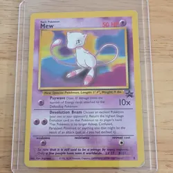 Pokemon Mew Wotc Promo Regular Promo 08/53 English TCG Card Basic 50 HP - Image 1