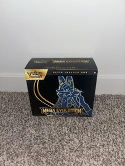 Pokemon Mega Evolutions ETB Opened Box And Accessories- Cards Included-No Holos - Image 1