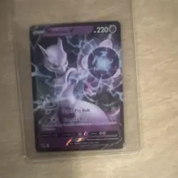 Pokemon TCG 3 Card Lot Mew V Mewtwo V Basic Foil English Nintendo - Image 4