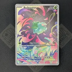 Pokemon TCG Bulbasaur Mega Evolutions MEG 133/132 Illustration Card NM - Image 1