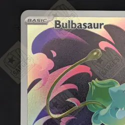 Pokemon TCG Bulbasaur Mega Evolutions MEG 133/132 Illustration Card NM - Image 3