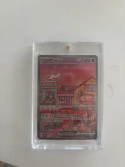 Pokemon Mew EX Full Art Holo Promo SV: Scarlet & Violet Card Psychic Basic - Image 1