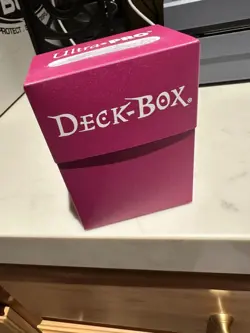 Trading Card Supplies - Ultra Pro DECK BOX - Blackberry - Used - Image 1