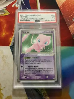 Vintage Pokemon Card World Championships Promo 88 Mew EX Mewtrick NM PSA 7 2007 - Image 1