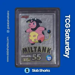 2000 POKEMON JP MEIJI PROMO #NNO MILTANK SILVER FOIL GET CARD - Image 1