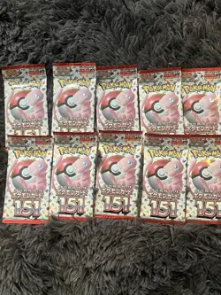 Pokemon Card 151 Booster pack x10 sv2a Scarlet & Violet Japanese Random - Image 1