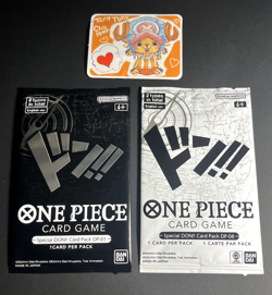 SEALED One Piece Special Don!! Card DP-01 & DP08 x2 - Image 1
