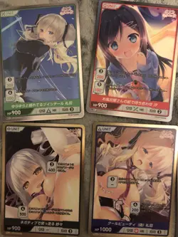 DIVINE CROSS Marshmallow All the Way Home Holo Foil Lot 6 Waifu Cards-2 UR, 4 SR - Image 2