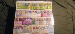 Pokemon Card Collection Lot Mew, Bulbasaur, Rainbow Rare - Image 1
