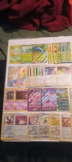Pokemon Card Collection Lot Mew, Bulbasaur, Rainbow Rare - Image 2