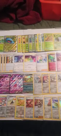 Pokemon Card Collection Lot Mew, Bulbasaur, Rainbow Rare - Image 3