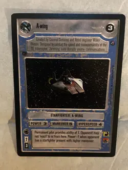 Decipher Star Wars CCG DEATH STAR II A-WING Card NM - Image 1