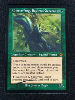 MTG Chatterfang, Squirrel General 410 Foil (NM) - Image 1