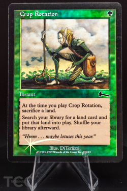 Crop Rotation - 1999 Magic the Gathering - Urza's Legacy Foil - Image 1