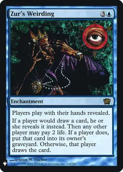 Zur's Weirding [Mystery Booster] Magic MTG - Image 1