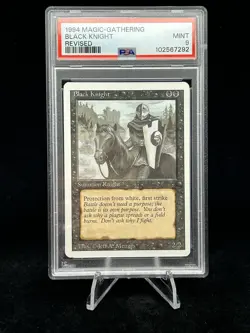 BLACK KNIGHT Revised Edition 1994 Magic The Gathering MTG PSA 9 MINT🤩 - Image 1