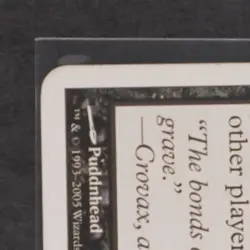 2005 MAGIC THE GATHERING 9TH EDITION #135 GRAVE PACT - Image 3