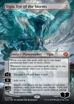 MTG Ugin, Eye of the Storms // Ugin, Eye of the Storms Borderless ** tdm ** En - Image 1
