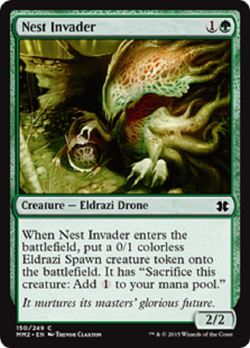 NEST INVADER X3 (ONE IS FOIL!) *MODERN MASTERS 2015* - Image 1