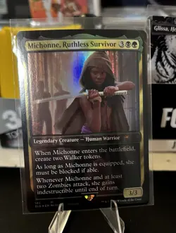 Michonne, Ruthless Survivor | Zombie Custom Commander Deck + 2 Walker Tokens - Image 1