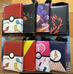 Vintage & Modern Pokemon Binders Charizard Eevee Pikachu - Image 2