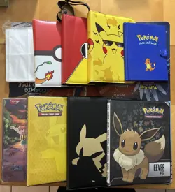Vintage & Modern Pokemon Binders Charizard Eevee Pikachu - Image 3
