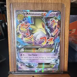 Pokemon M Alakazam EX Ultra Rare Holo Fates Collide 26/124 210 HP Zen Force Card - Image 1