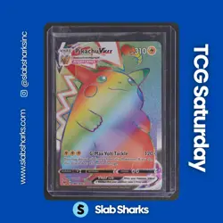 2020 POKEMON SWORD & SHIELD VIVID VOLTAGE #188/185 PIKACHU VMAX SECRET RARE NM - Image 1