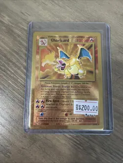 2021 Pokemon Charizard Gold Metal Celebrations UPC Ultra Premium Collection NM - Image 1