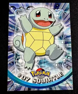 Squirtle LP Pokemon Topps Tv Animation 1999 Black Label Light Play - Image 1