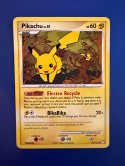 🔥 2007 Pokemon Pikachu 94/123 Mysterious Treasures Raw NM+ Near Mint 🔥 - Image 1