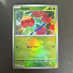 Applin (Master Ball Pattern) 009/131 - Pokemon Prismatic Evolutions - NM - HOLO - Image 1
