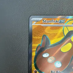 Pokemon TCG Ascended Heroes Stunfisk EX Full Art 252/217 NM - Image 3