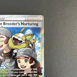 Pokemon Breeder's Nurturing (Full Art) 188/189 Swsh03: Darkness Ablaze Holo NM - Image 4