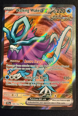 Pokemon Walking Wake ex 189/162 SV05: Temporal Forces Holo Pristine - Image 1