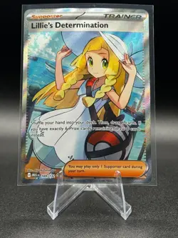Lillie's Determination 169/132 Me01: Mega Evolution Holo Pokemon TCG - Image 1
