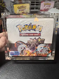 Pokemon TCG Scarlet & Violet - Obsidian Flames Booster Box w/acrylic Case 820650863745 - Image 1