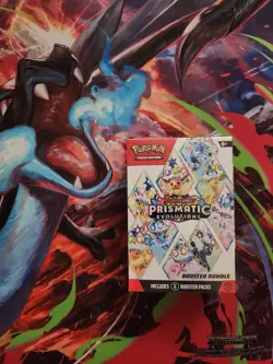 Pokemon Scarlet & Violet Prismatic Evolutions Booster Bundle Box - 6 Packs - Image 1