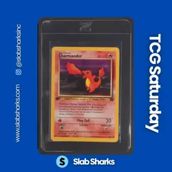 2000 POKEMON TEAM ROCKET FIRST EDITION #50/82 CHARMANDER - Image 1