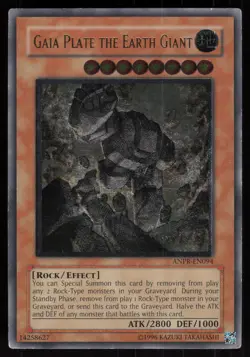 Gaia Plate the Earth Giant (UTR) ANPR-EN094 Ultimate Rare Yu-Gi-Oh - Image 1