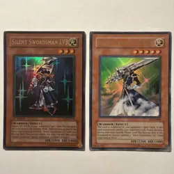 Silent Swordsman LV3 [1st Edition] RDS-EN009 & LV5 FET-EN008 Yu-Gi-Oh! TCG Holo - Image 1