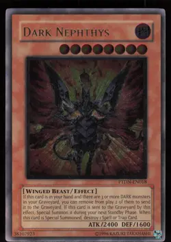 Dark Nephthys (UTR) PTDN-EN018 Ultimate Rare Yu-Gi-Oh - Image 1