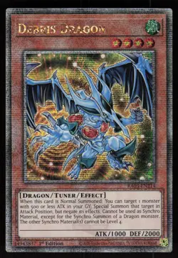 Debris Dragon (Quarter Century Secret Rare) RA03-EN214 1st Edition Yu-Gi-Oh - Image 1