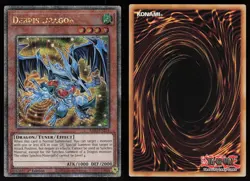 Debris Dragon (Quarter Century Secret Rare) RA03-EN214 1st Edition Yu-Gi-Oh - Image 3