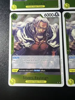 One Piece English - Silvers Rayleigh - OP14-108 - R - NM Playset x4 - Image 2