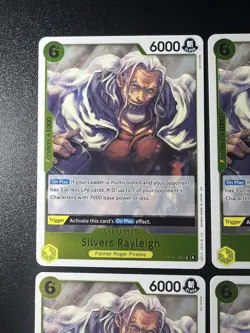 One Piece English - Silvers Rayleigh - OP14-108 - R - NM Playset x4 - Image 5