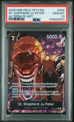 2025 ONE PIECE CARRYING ON HIS WILL ALT ART #084 ST. SHEPHERD JU PETER PSA 10 - Image 1