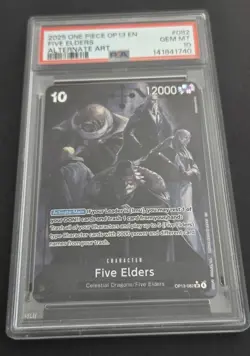 OP13 One Piece PSA 10 Imu Five Elders Demon Saturn Nusjuro Master Set - Image 4