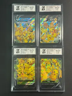Pikachu V-union Promo 109/S-P - 112/S-P Combination Pokemon Card Chinese Z10+ - Image 1