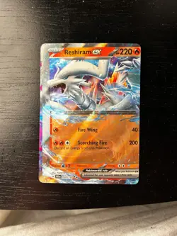 Reshiram EX 30/159 Misprint/miscut Error Card - Image 1